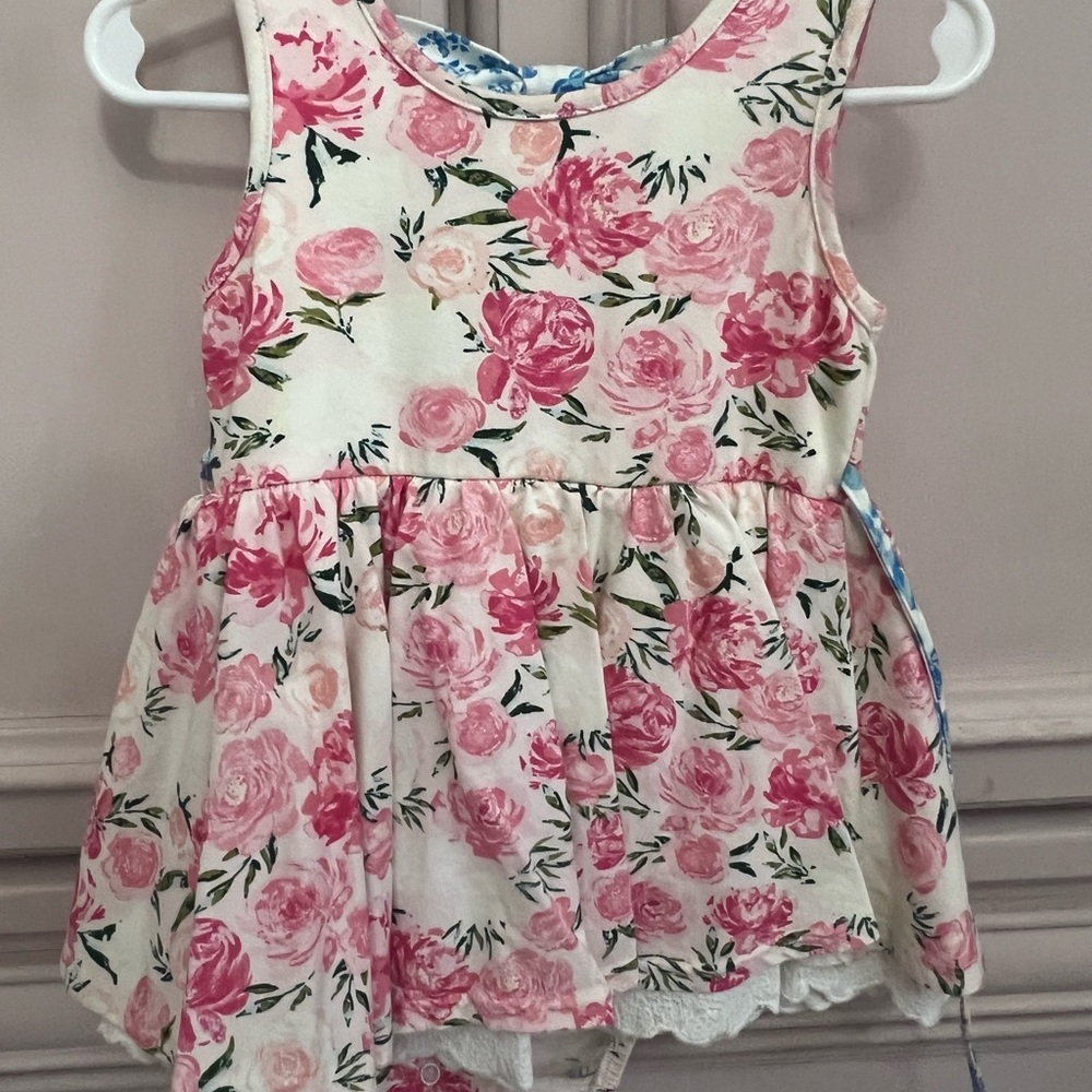 Sweet Honey Belle Bubble - roses 3T